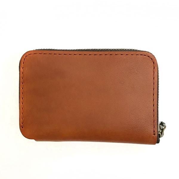 コンパクトな財布　m+ エムピウ zonzo ゾンゾ コニャック