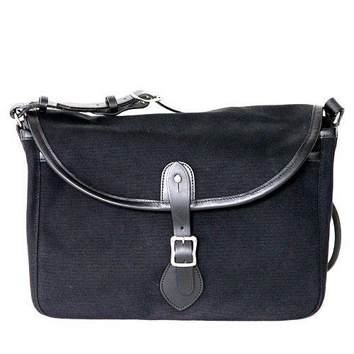 PLAIN　キャンバスバッグフィールドニューショルダーM　ブラック