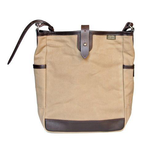 PLAIN　キャンバスバッグワークショルダーM　ベージュ