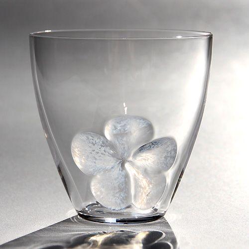 sghr  スガハラ グラス blume ブルーメ オールドグラス　クリア（クリア／花白）