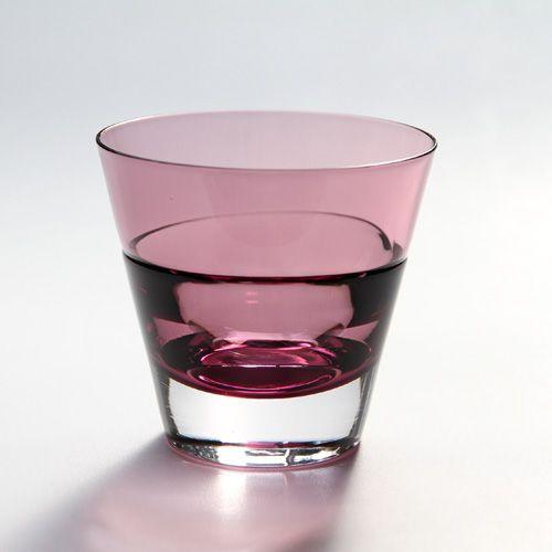 sghr スガハラ グラス duo　 デュオ  オールドグラス ワインレッド