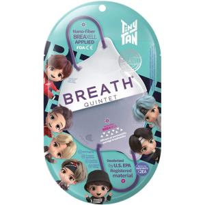 Big Hit Entertainment×N2CELL/BREATH TinyTAN QUINTET Regular  BTS TinyTAN×BREATH Silver Mask