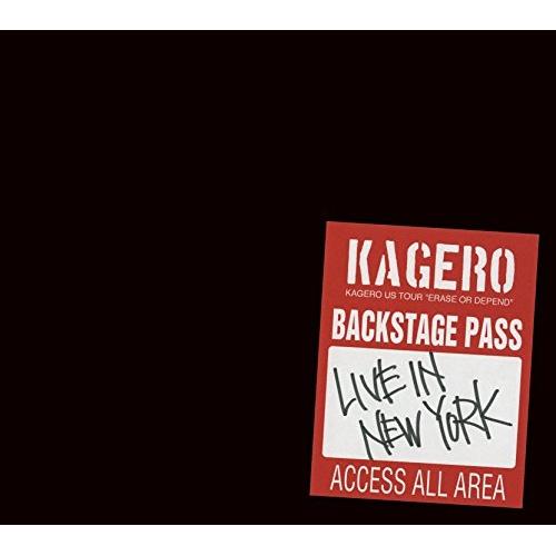 CD/KAGERO/LIVE IN NEW YORK