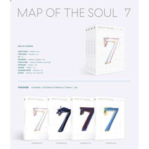 【取寄商品】CD/BTS/Map Of The Soul : 7 (ランダムバージョン) (輸入盤)...