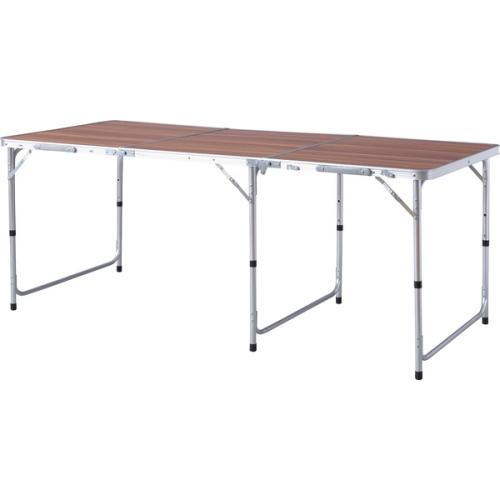 東谷 / フォールディングテーブル ワイド D80 (ブラウン) (W180×D80×H54/62/...