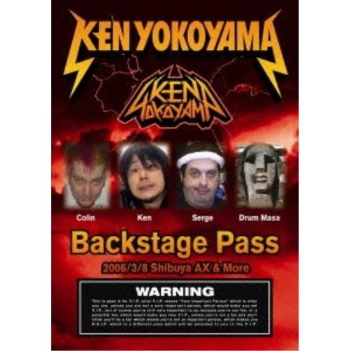 DVD/Ken Yokoyama/Backstage Pass