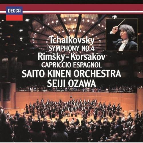 CD/小澤征爾/チャイコフスキー:交響曲第4番 R＝コルサコフ:スペイン奇想曲 (UHQCD) (初...