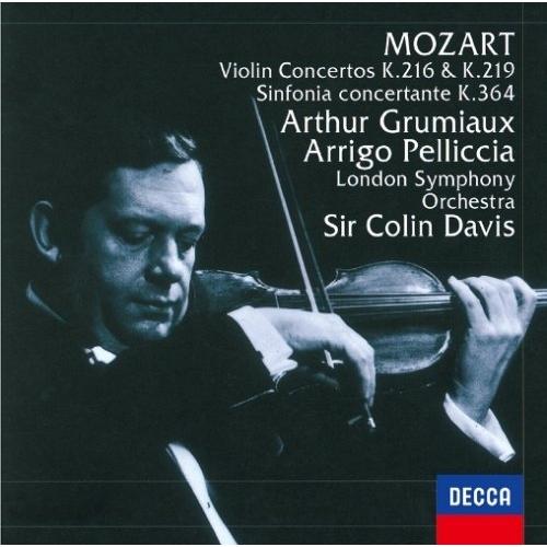 CD/アルテュール・グリュミオー/モーツァルト:ヴァイオリン協奏曲第3番・第5番(トルコ風) 協奏交...