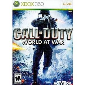 中古XBOX360ソフト 北米版 CALL OF DUTY WORLD AT WAR(国内版本体動作...