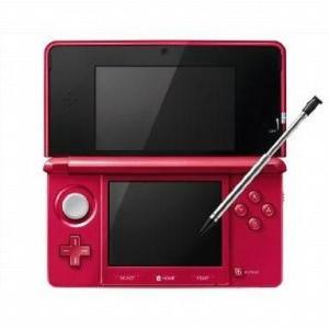 中古ニンテンドー3DSハード ニンテンドー3DS本体 メタリックレッド