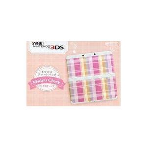 中古ニンテンドー3DSハード Newニンテンドー3DS本体 きせかえプレートパック マドラスチェック