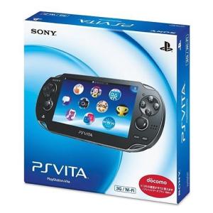 中古PSVITAハード PlayStation Vita本体&lt;&lt;3G / Wi-Fiモデル&gt;&gt;(クリスタル・ブラック