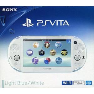 中古PSVITAハード PlayStation Vita本体 Wi-Fiモデル ライトブルー・ホワイ...