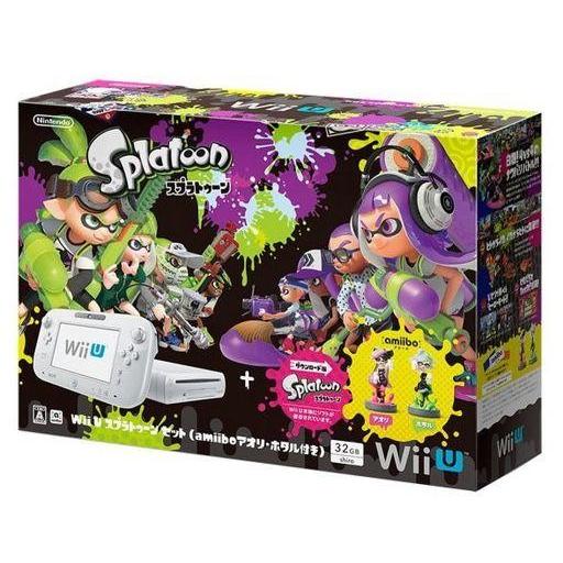 中古WiiUハード WiiU本体 スプラトゥーンセット (amiibo アオリ・ホタル付)