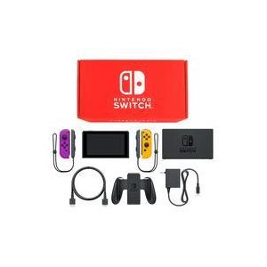 Nintendo Switch ネオンパープル/ネオンオレンジの商品画像