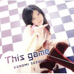 中古アニメ系CD 鈴木このみ / This game[通常盤] 〜TVアニメ「ノーゲーム・ノーライフ...