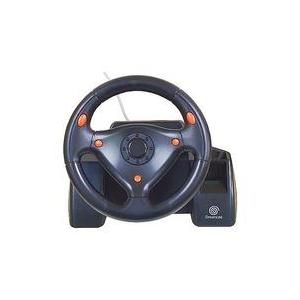 中古ドリームキャストハード DCレーシングコントローラー(状態：説明書欠品、箱(内箱含む)・本体状態難)