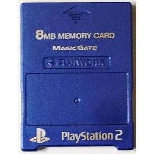 中古PS2ハード PlayStation2 専用メモリーキング2(8MB) ブルー