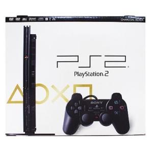 中古PS2ハード プレイステーション2本体 チャコールブラック(SCPH