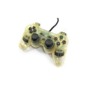 中古PS2ハード アナログコントローラ (DUALSHOCK 2) クリスタル(状態：本体状態難)