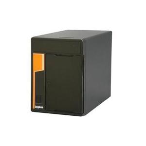 中古PCハード ロジテック Mini-BOX型2ベイNAS 1TB[LSV-MS1T/2MWG]