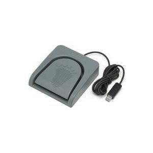 中古PCハード ルートアール 高機能USBフットペダル入力装置メカニカルスイッチ(グレー)[RI-F...