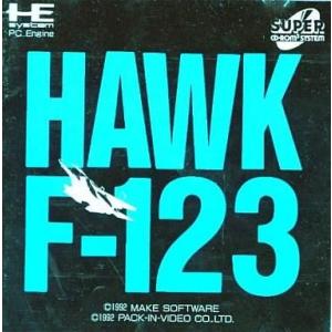 中古PCエンジンスーパーCDソフト HAWK F-123