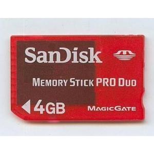 中古PSPハード メモリースティックPRO Duo 4GB(箱説無し / 型番・メーカー不明・転送速...