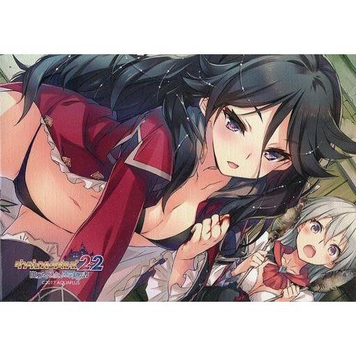 中古セル画・原画 『ダンジョントラベラーズ2-2』キャンバスボードミニ (ジーナ＆ルコ)