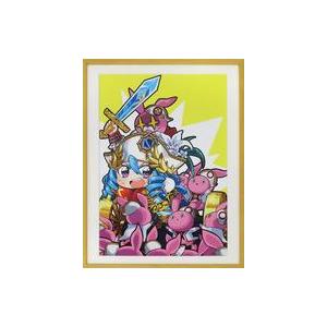 中古原画イラストボード 付属品付)額縁入りプレミアム複製原画(L