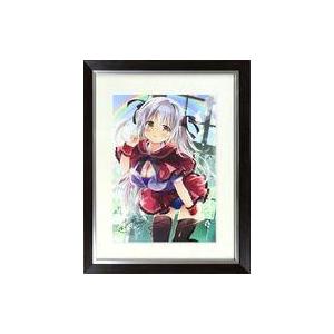 中古セル画・原画 付属品付)永山ゆうのん ジークレー 「雨上がり」(直筆サイン/シリアルナンバー入り)