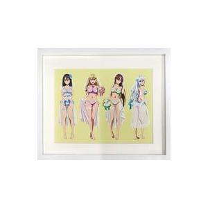 ストライク・ザ・ブラッド 描き下ろしキャラファイングラフ(ウエディング水着) 中古原画イラストボード ストライク・ザ・ブラッド 描き下ろしキャラ