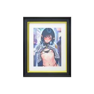 中古原画イラストボード 付属品付)遠坂あさぎ 直筆サイン入り複製原画「藤の花」
