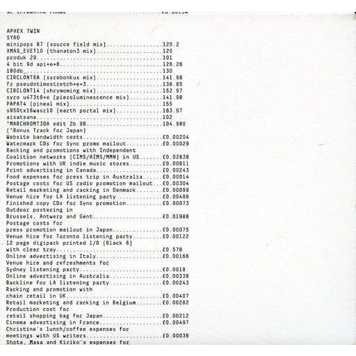 中古洋楽CD APHEX TWIN / Syro