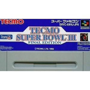 中古スーパーファミコンソフト TECMO SUPER BOWL III Final Edition ...