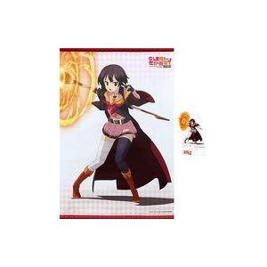 中古雑貨 [単品] めぐみん アニメ描き下ろしイラスト使用B2タペストリー+アクリルスタ