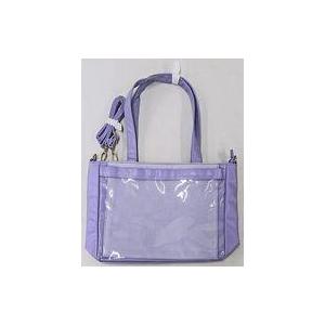 中古雑貨 ラベンダー A4痛バッグ用 フェイクレザー2wayカスタマイズトートバッグ