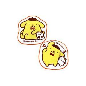 中古雑貨 9.ポムポムプリン ミニタオルセット(2枚セット) オレンジ 「サンリオ当りくじ ポムポム...