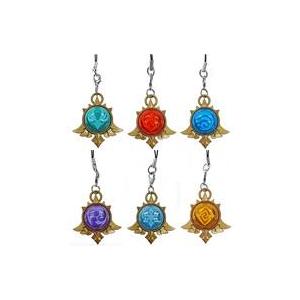 中古雑貨 全6種セット 「原神 神の目カプセルストラップ モンドシリーズ」