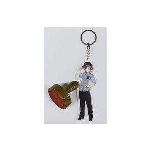 中古雑貨 5.栗橋みなみ ミニスタンプ+アクリルキーチェーン 「鉄道むすめ〜鉄道制服コレクション〜 ...