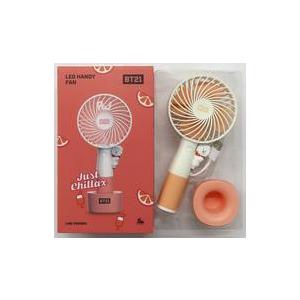 中古ハンディファン(USB扇風機) RJ(ジン) LED ハンディファン 「BT21」