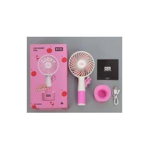 中古ハンディファン(USB扇風機) COOKY(ジョングク) LED ハンディファン 「BT21」