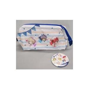 中古雑貨 集合 ワイヤー入りポーチ+缶バッジ 「CLOCK ZERO 〜終焉の一秒〜」 オトメイト夏...