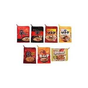 中古バッグ 全7種セット 「農心 袋麺ポーチコレクション」