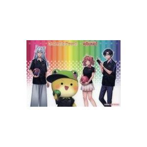 中古卓上マット どぬく＆シヴァ＆のあ＆もふ(等身) B4プラマット 「カラフルピーチ×ラウンドワン」 カラオケ・ボウリ