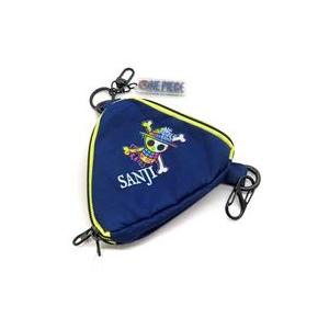 中古財布・パスケース サンジ 三角コインケースキーホルダー(ネイビー) 「ワンピース(Netflix...