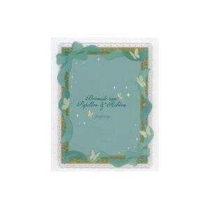 中古収納・携帯用アイテム グリーン ブロマイドケース パピヨン＆リボン 「キャラ福くじONLINE ...