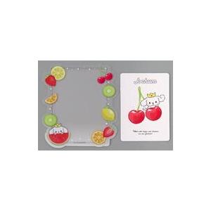 中古収納・携帯用アイテム RURU(白岩瑠姫) 「JOCHUM シークレット硬質カードケース＆カード(フルーツデザイン)」