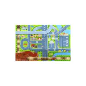 中古雑貨 ビッグタウンマップ レジャーシート 最強のりものヒーローズ 2025年5月号付録