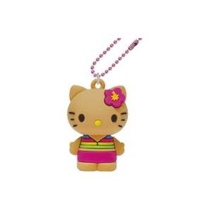 中古キーホルダー ハローキティ(ピンク) PVCマスコット 日焼けシリーズ 「サンリオキャラクターズ...
